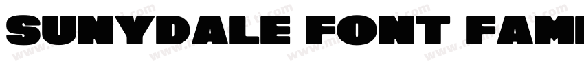 Sunydale Font Family字体转换